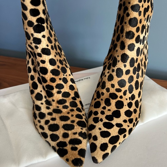 AGL New with Box Leopard Kitten Heel Boots - Picture 8 of 8